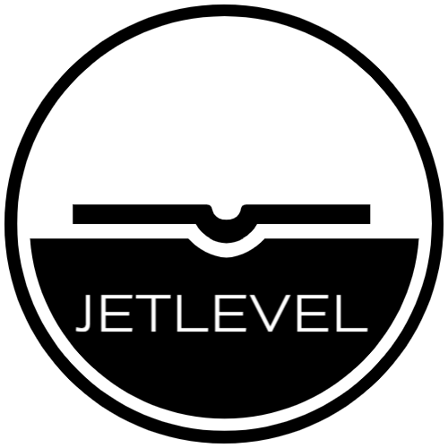 Logotipo da jetLevel, agencia de marketing